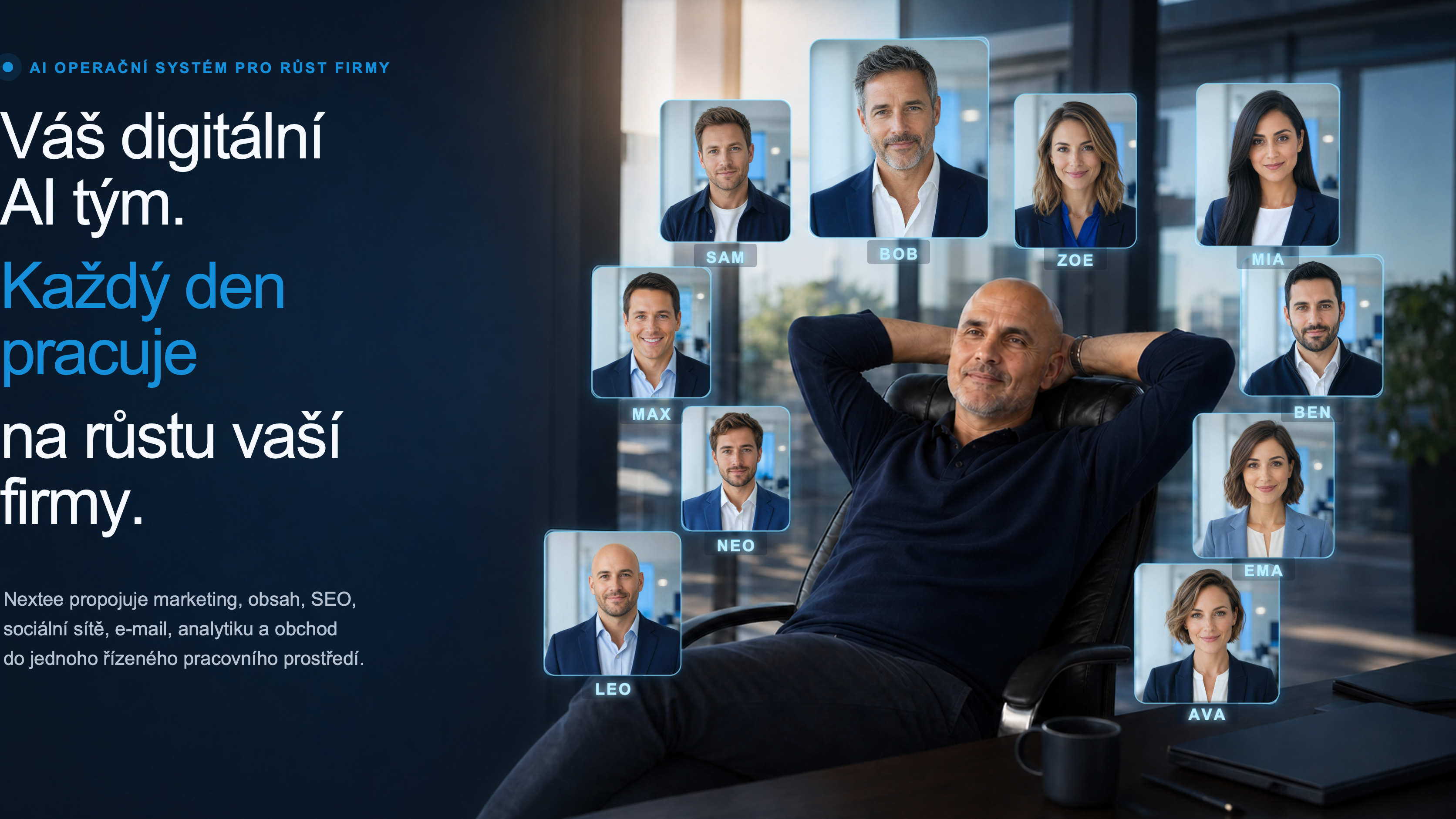 Nextee – digitální AI tým pro růst firmy